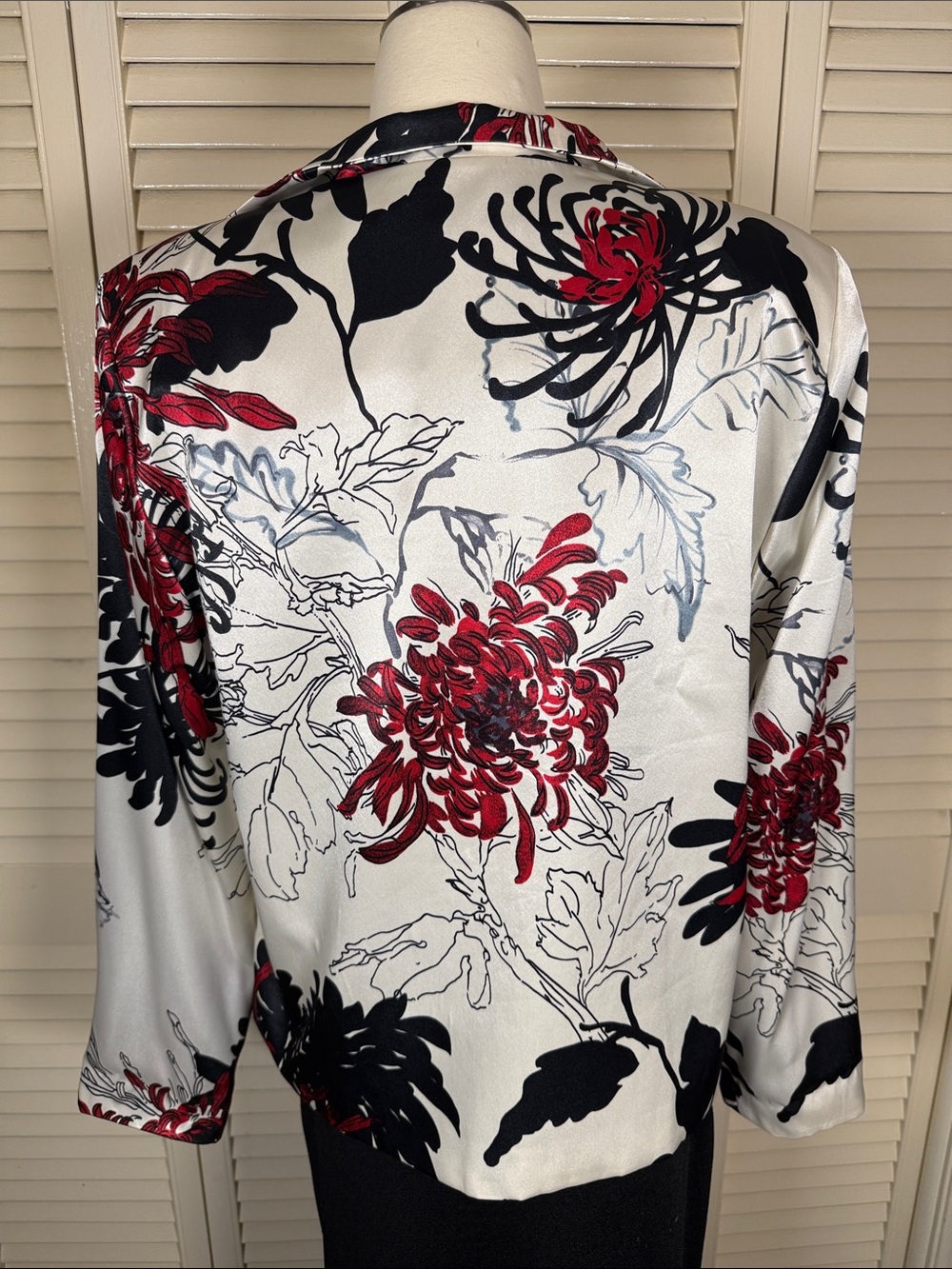 Ilyse Hart Ltd Vintage Floral Twin Set 2-Piece Tank Top & Blazer Jacket Size L - Picture 5 of 6